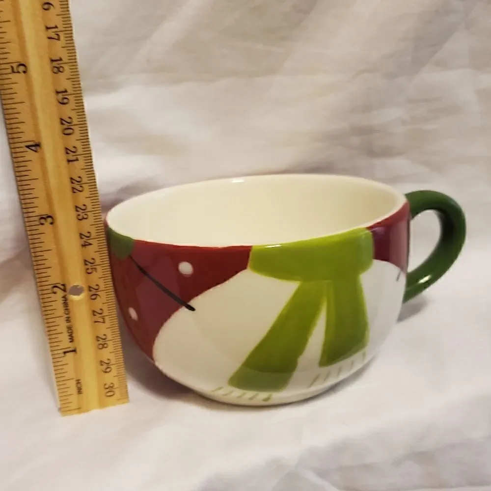 Pier 1 Snowball Festive Coffee Mug